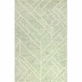 Bashian 8 ft. 6 in. x 11 ft. 6 in. Venezia Collection 100 Percent Wool Hand Tufted Area Rug, Celery R120-CEL-9X12-CL158